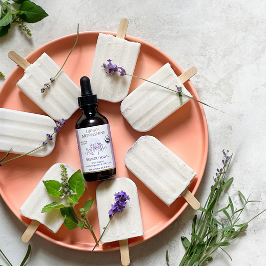 DIY Calming Adaptogen Popsicles with Lavender and Honey