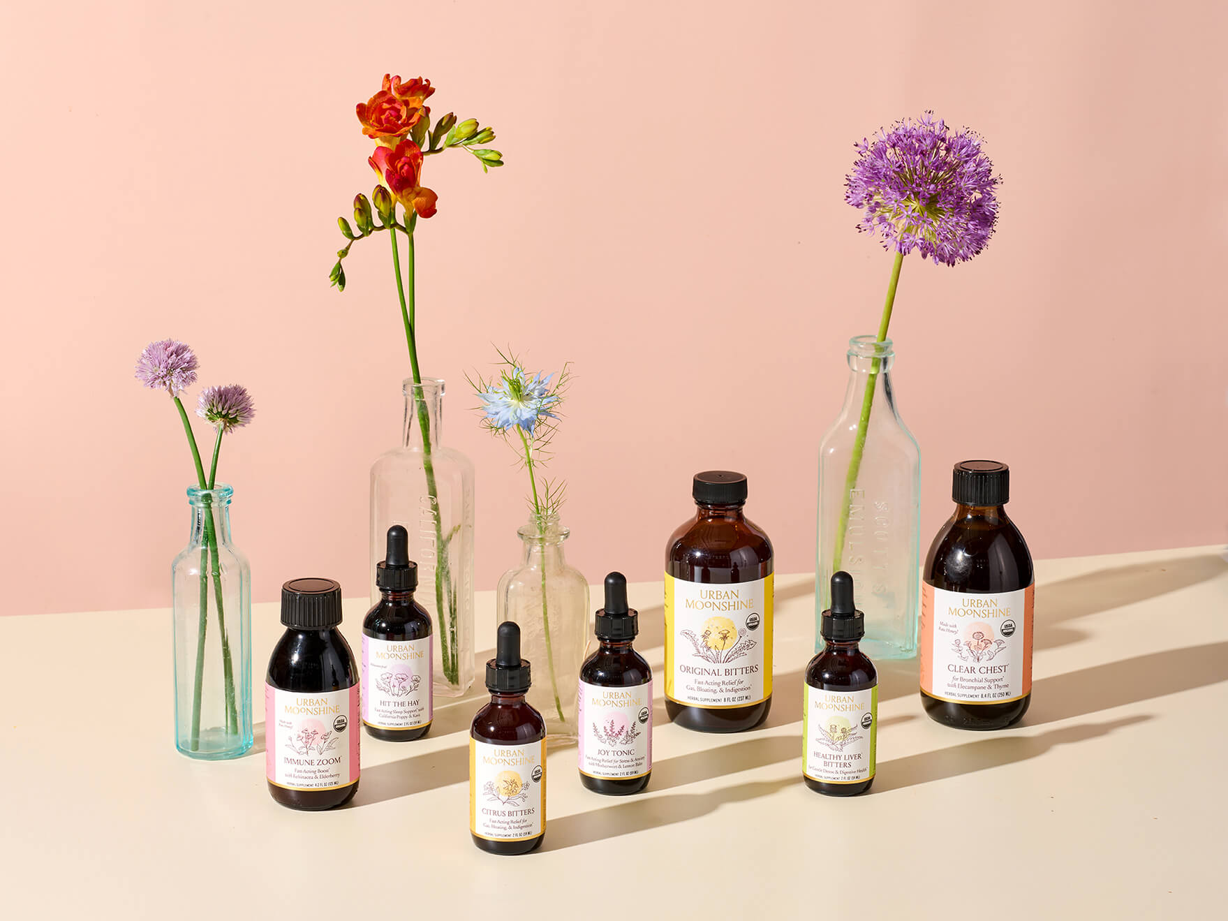 Urban Moonshine Organic Digestive Bitters & Herbal Tonics